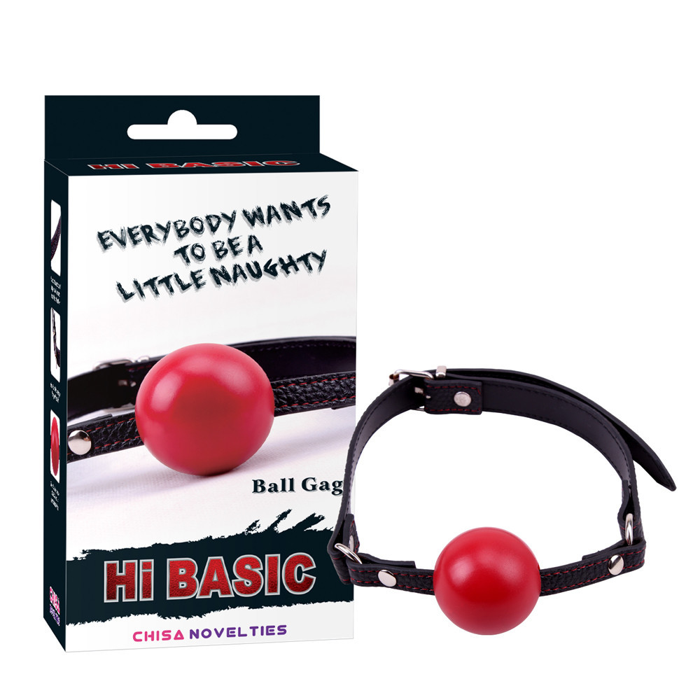 Кляп - Hi-Basic Red Ball Gag Секс-игрушки секс-шоп, фото 1