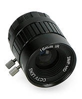 Об'єктив CS Mount 16 мм  для камери Raspberry Pi  Arducam LN050