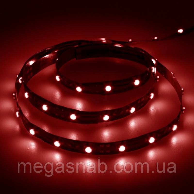 Светодиодная лента FERON LS603/LED-RL 4,8W/m 12V 5m красный на белом - фото 1 - id-p506563592