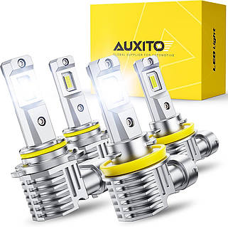 LED лампы для авто AUXITO H9 M6, 16000 лм, 2 шт.