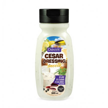 Zero Calories Sauce Cesar Dressing OstroVit 320 ml, фото 1