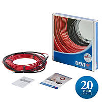 DEVIflex 18T - 10 м (180 Вт) нагревательный кабель двухжильный со сплошным экраном