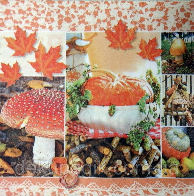 Серветка для декупажу ГР-69 (33х33см), фото 1