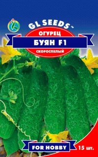 Насіння Огірок Буян F1 (10 насінин) ТМ GL SEEDS For Hobby