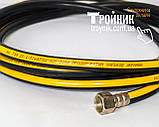 Шланг для газу гумовий 1/2" ВВ 2,0 м чорний, фото 6