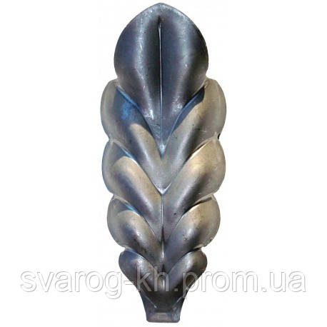 Кований лист дуба 110х47х2