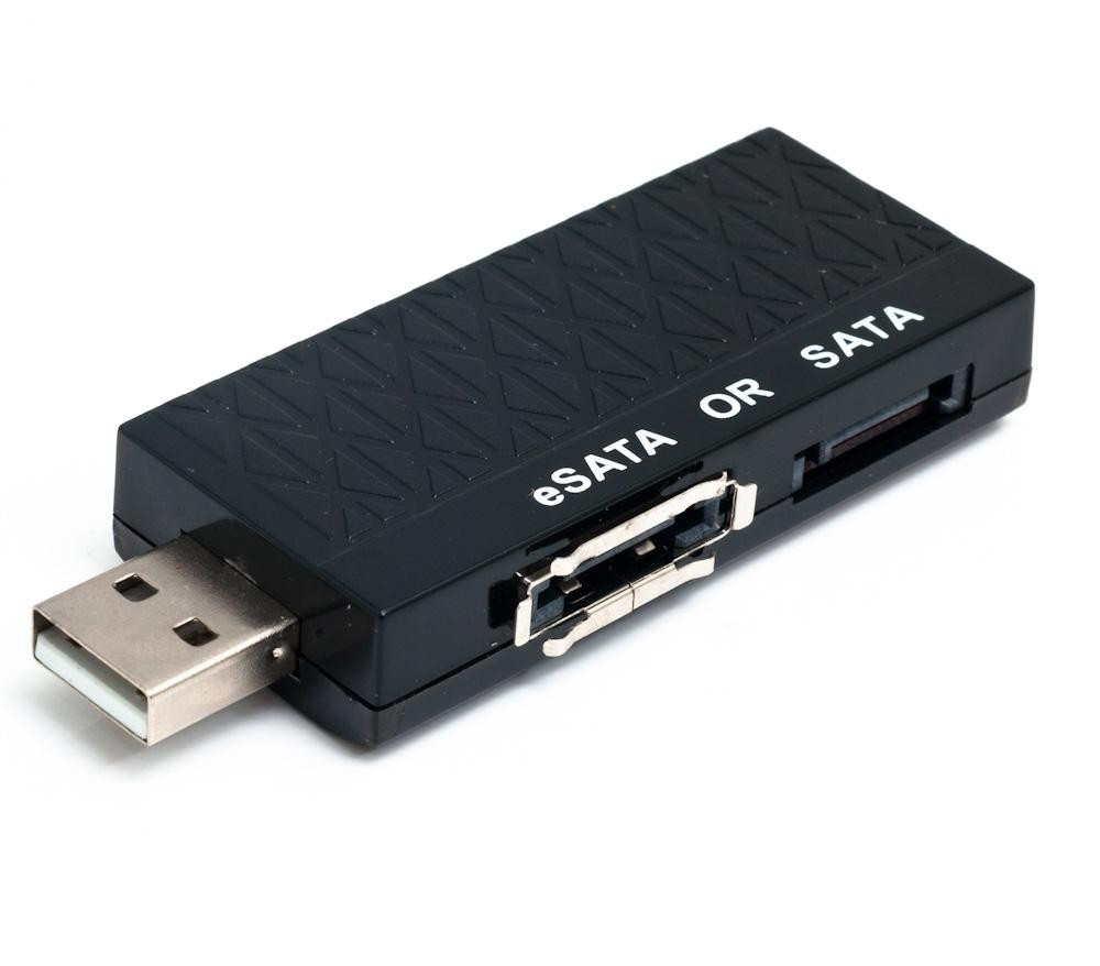 Конвертор USB 2.0 => SATA/eSATA, OEM