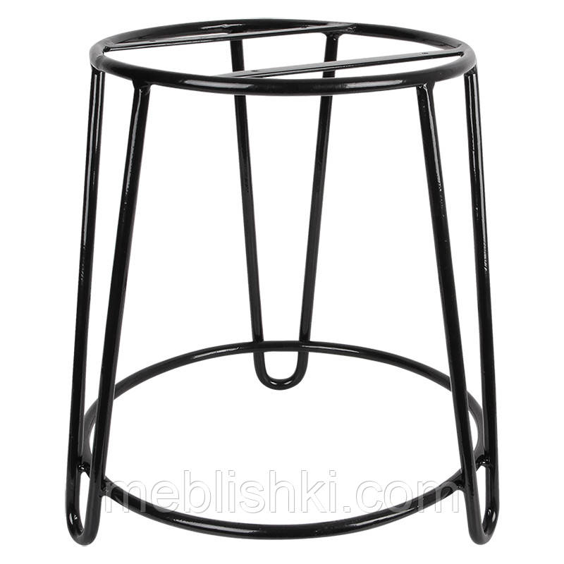 Каркас табурета HAIRPIN Stool 2ROD h41 см, чорний глянсовий