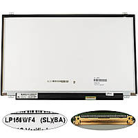Матрица 15.6" LP156WF4-SLBA (1920*1080, 40pin(250cd/m2, 80/80/80/80(углы), IPS), LED, SLIM(ушки снизу), матовая, разъем справа