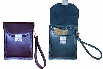 Барсетка шкіряне для зброї Медан 1400 ПМ, ФОРТ, РР, ПГШ.