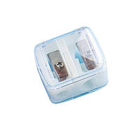 Точилка для косметических карандашей двойная, белая