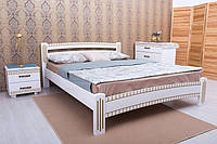 Деревянная кровать с фрезеровкой Милана Люкс Олимп