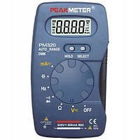 Мультиметр портативный с функцией измерения ёмкости и частоты PeakMeter PM320