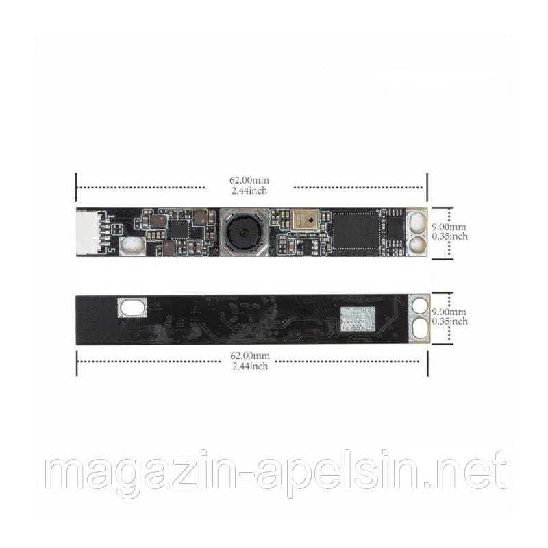 Модуль USB-камери ArduCAM 8MP IMX219 - USB-камера з 8-мегапіксельним сенсором IMX219 та мікрофоном