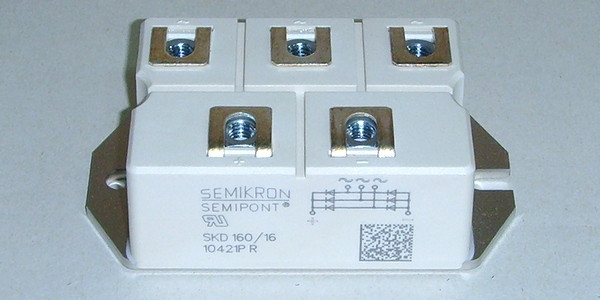 SKD160/16 — мостовий модуль в корпусі SEMIPONT® 4