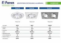 Поступление в продажу новых моделей точечных декоративных светильников серии "Aluminium"