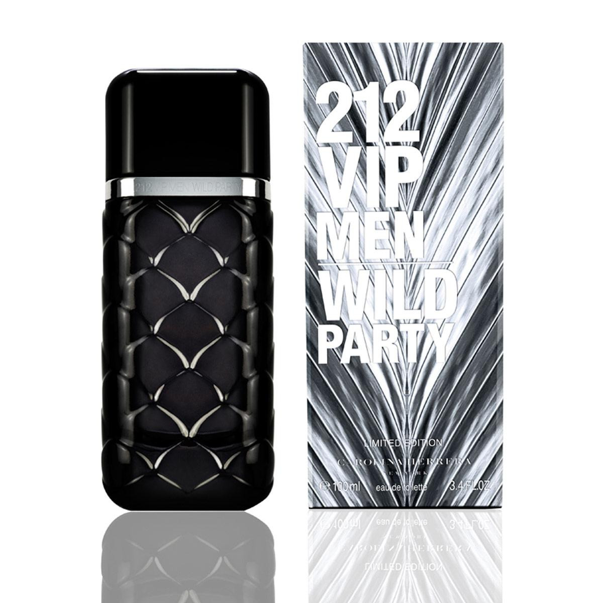 Чоловіча туалетна вода Carolina Herrera 212 VIP Men Wild Party (КХ 212 Віп Мен Вайалд Паті) 100 мл