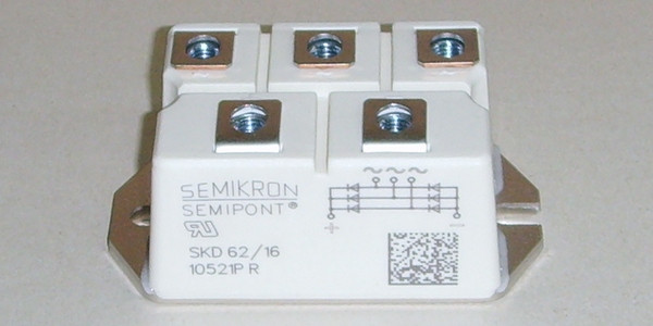 SKD62/16 — трифазний діодний міст B6U в корпусі SEMIPONT® 3