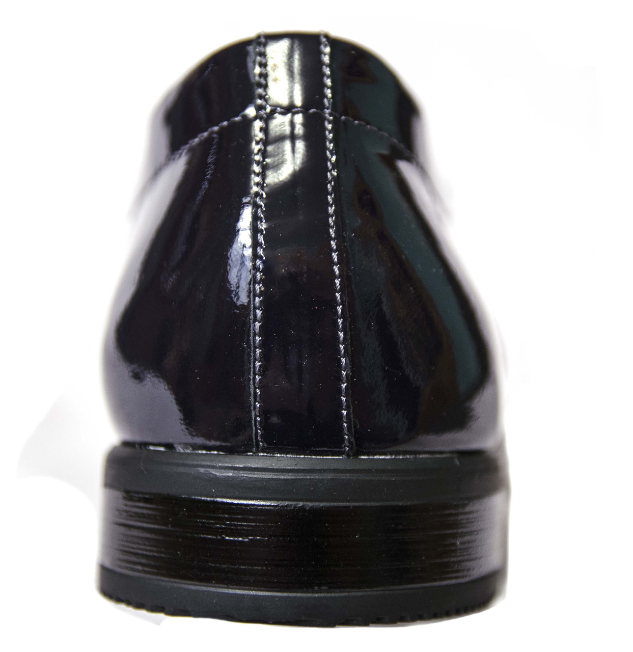 Лаковые мужские туфли "Strado". Темно-синие. Натуральная кожа + лак - фото 4 - id-p507102775