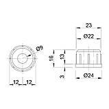 R-12M втулка метал із різзю, фото 2