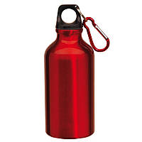Пляшка металева з карабіном  400 мл
