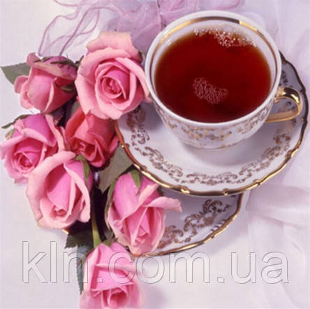 Алмазна вишивка KLN Троянди та чай 30 х 30 см (арт. FS432), фото 1