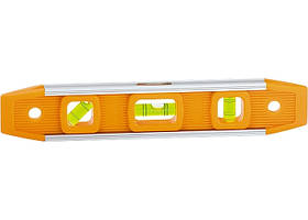 Рівень посилений, 235 мм, 3 вічка, пластмасовий "Торпедо" (IV) SPARTA