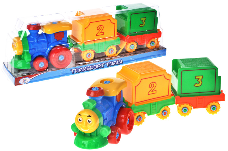 Потяг каталка в ковпаку 43x10,5x14 см YG Toys /48/, фото 1