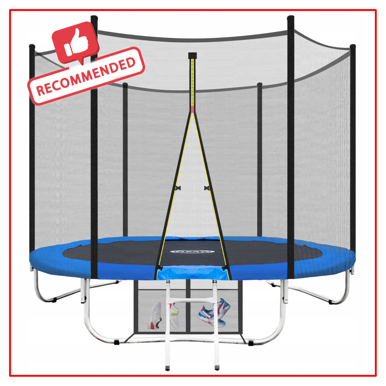 

Батут 252см Fit-Net лестница + сумка в Подарок!