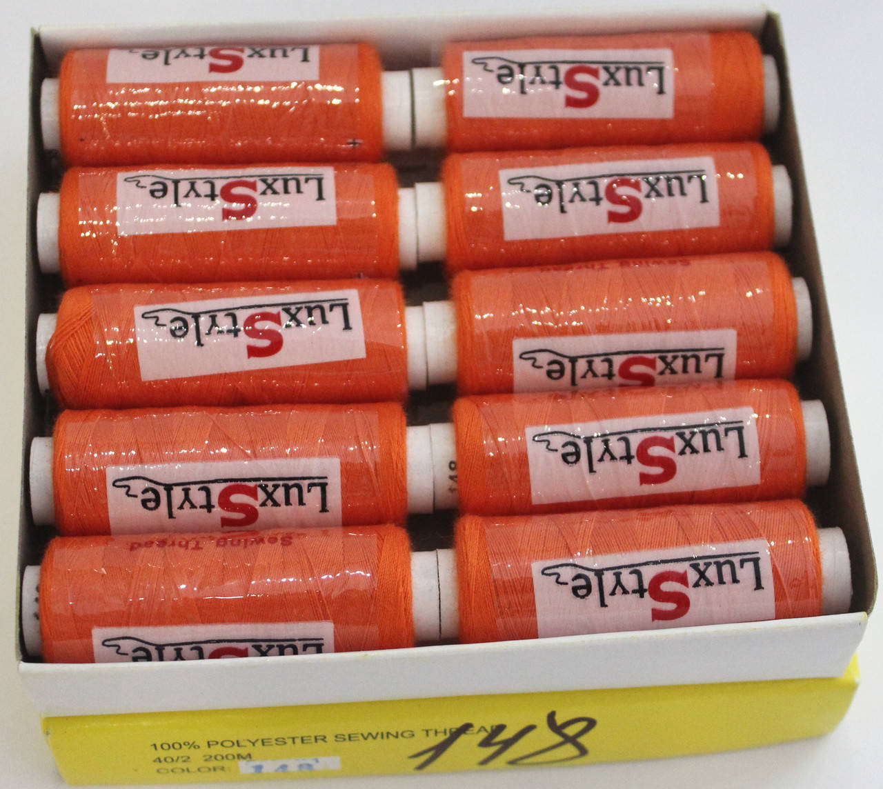 

Нитки швейные LuxStyle 40/2-200м (100% полиэстeр) №148, Разные цвета