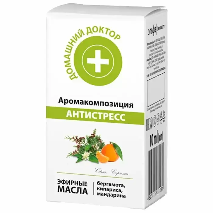 

Аромакомпозиция Домашний доктор Антистресс 10 мл
