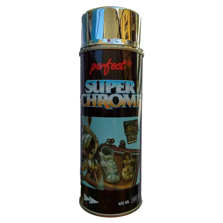 

Хром аерозольная краска Perfect (DecoLack), Серебряный 400ml