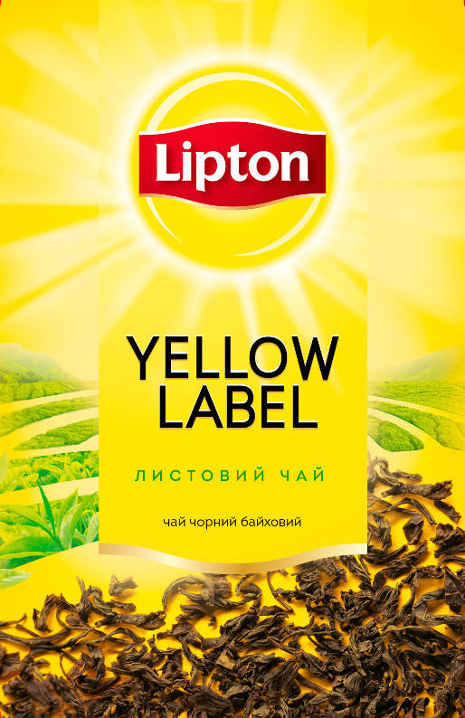 

4079-чай Липтон Yellow Label 80г. Листовой