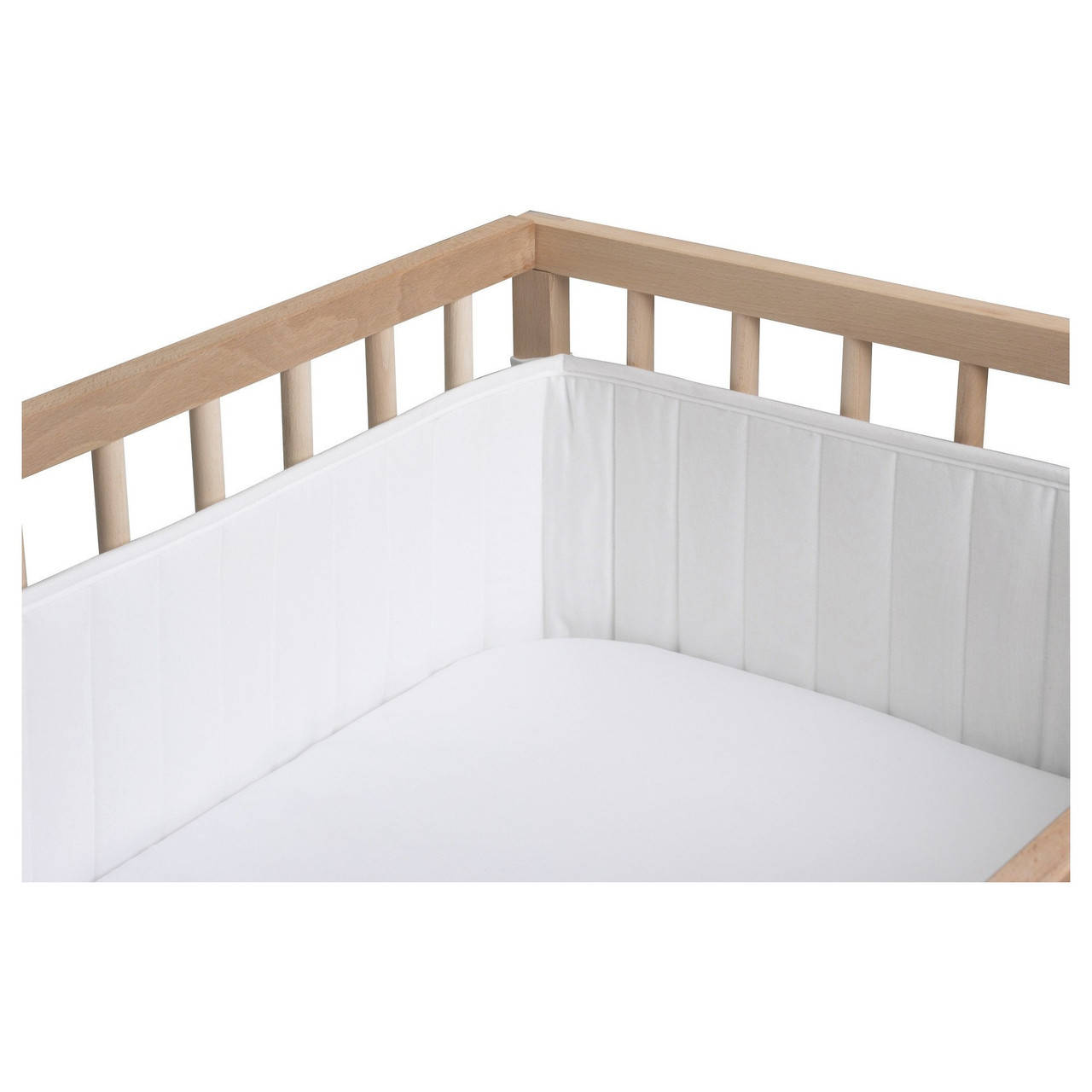 

КОМПИСАР Мягкий бортик, белый, 374x21 см, 30113939, ИКЕА, IKEA, KOMPISAR