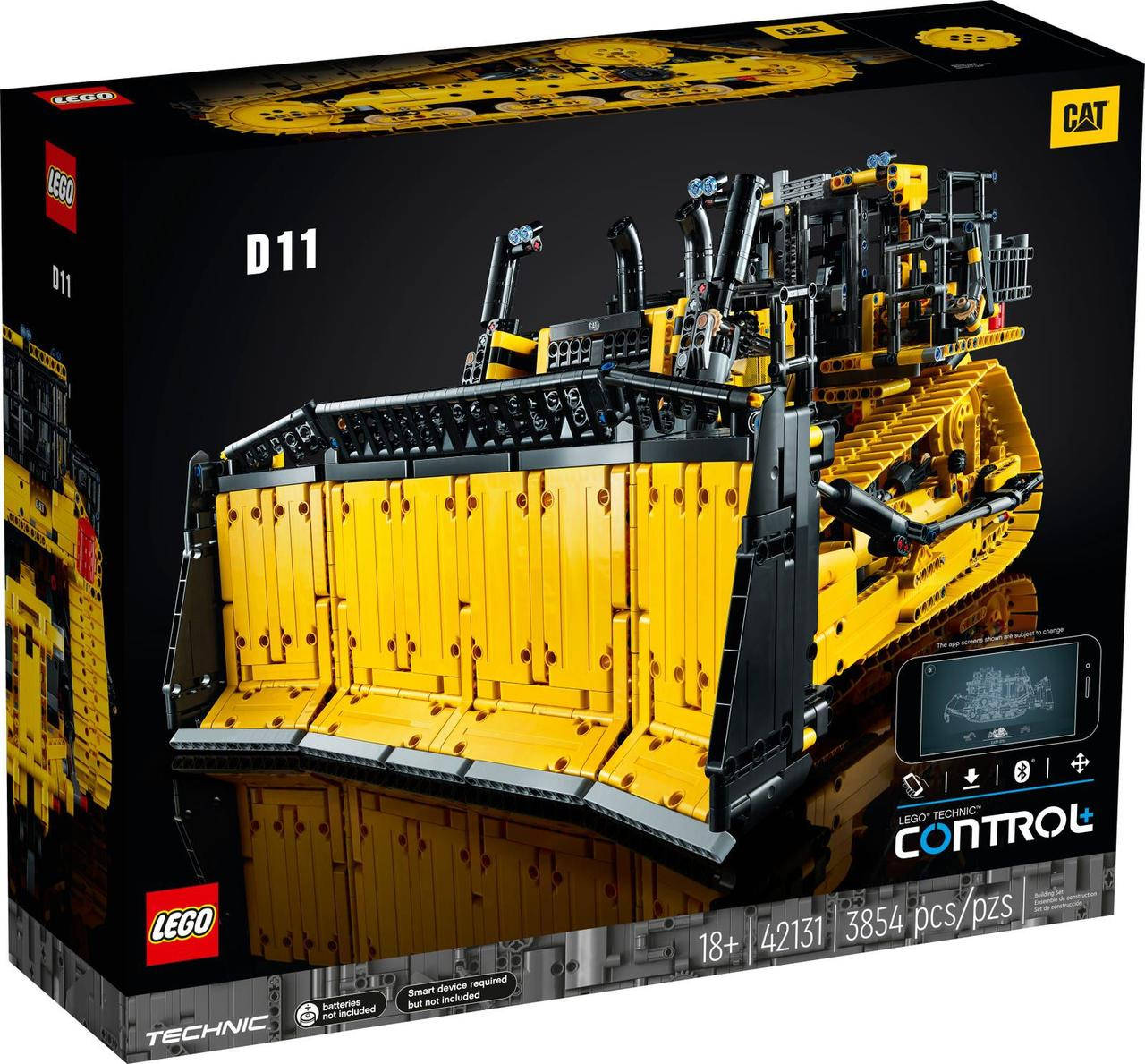 

LEGO® 42131 Technic - Бульдозер Cat D11 с управлением от приложения