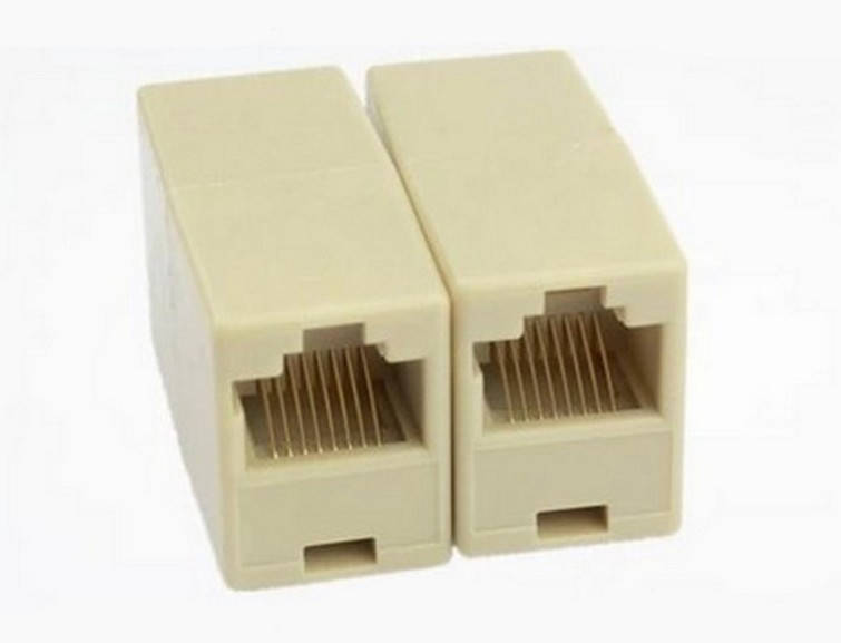 

Соединитель витой пары RJ45 мама-мама (джойнер)
