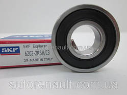 Підшипник генератора задній (35X15X11) на Рено Кенго II 1.5 dCi + 1.6 i +1.2 TCE (Valeo) SKF (Швеція)