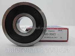 Підшипник генератора, спереду (47X17X14) на Рено Майстер 1.9/2.2 dCi 00-> SKF (Швеція) 63032RSHC3