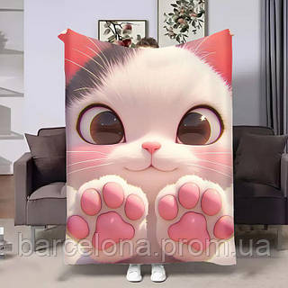 Плед 3D Кошачьи объятия 17963 160х200 см