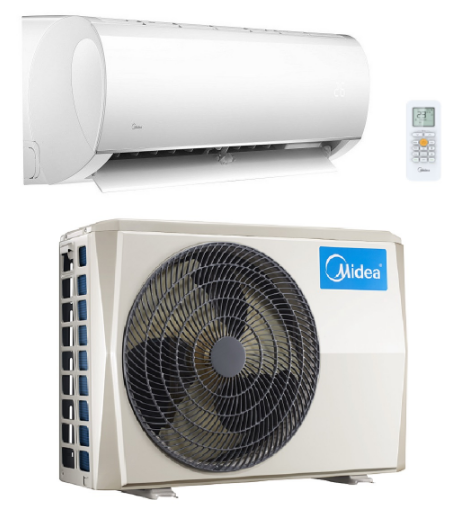 Кондиціонер MIDEA MA-09N8DOI-I/MA-09N8DO-O Blanc Inverter, фото 1