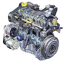 Деталі двигуна Renault Clio 2, Clio 3