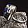 Варисцит синій, срібло 925, кільце, 347КВ, фото 3