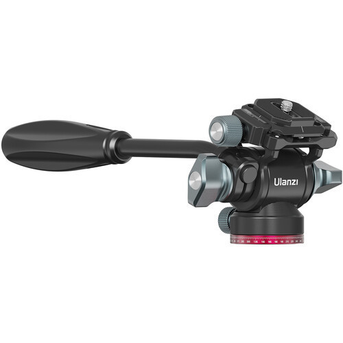 Головка для камери Ulanzi U-190 Hydraulic Head Mini, гідравліка, компакт /Svart/ -stunning-products-for-life-, фото 1