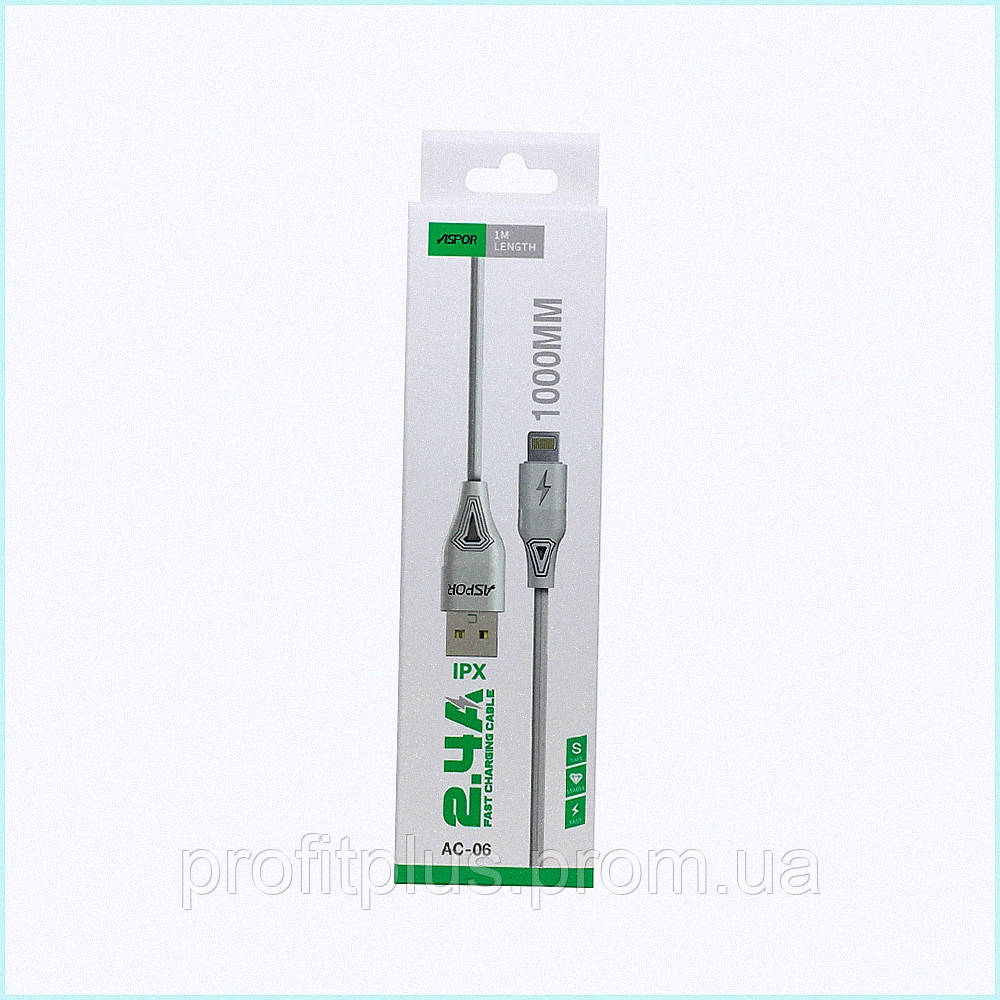 Кабель USB – Lightning 2.4A/1м- білий, 83TH3610H7, фото 1