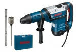 Перфоратор BOSCH GBH 8-45 DV+ плоское зубило R-Tec Sharp 400x25 мм, коронка 68 мм