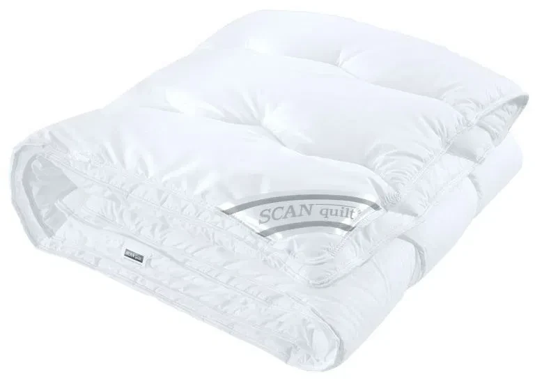 Одеяло SCANquilt BASIC антиаллергенное хлопок-полиэстер белое, фото 1