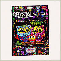 Креативна творчість "Crystal mosaic Сови" Danko Toys CRM-02-10 6 форм елементів, 839A34P78