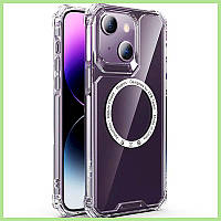 Чехол-накладка TPU Gorilla with MagSafe для Apple iPhone 14 6.1", противоударный защитный кейс из термополиуретана