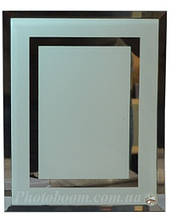 Фоторамка скляна прямокутна подвійна дзеркальна