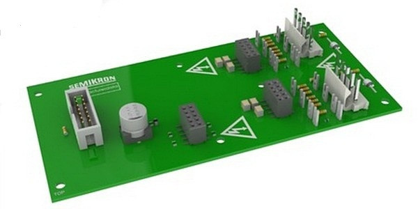 Board 1 SKYPER 32 R - плата-адаптер для подключения IGBT драйвера SKYPER 32 R к силовым ключам - фото 1 - id-p507419803